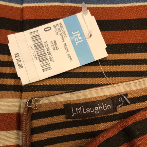 J.McLaughlin  Indigo Montecito Pencil Skirt 8️⃣ - Picture 5 of 6